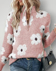 Pull Zippé Femme Élégant et Confortable 4