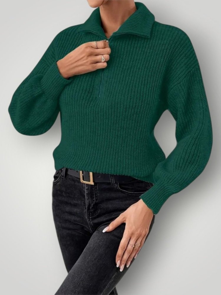 Pull Zippé Homme Élégant et Confortable 7