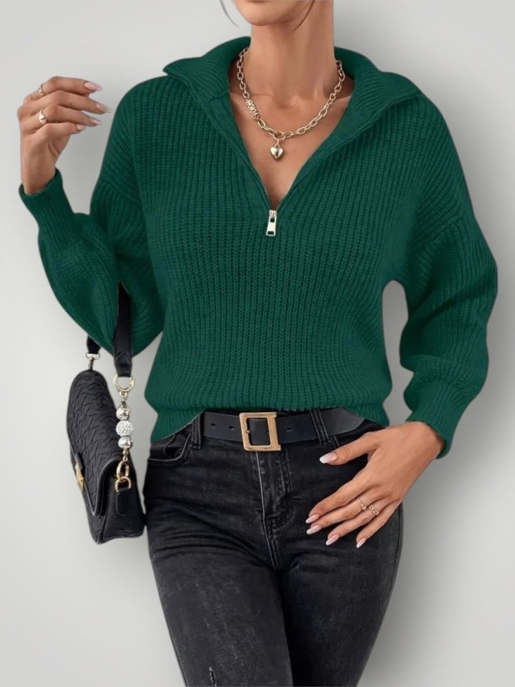 Pull Zippé Homme Élégant et Confortable 6