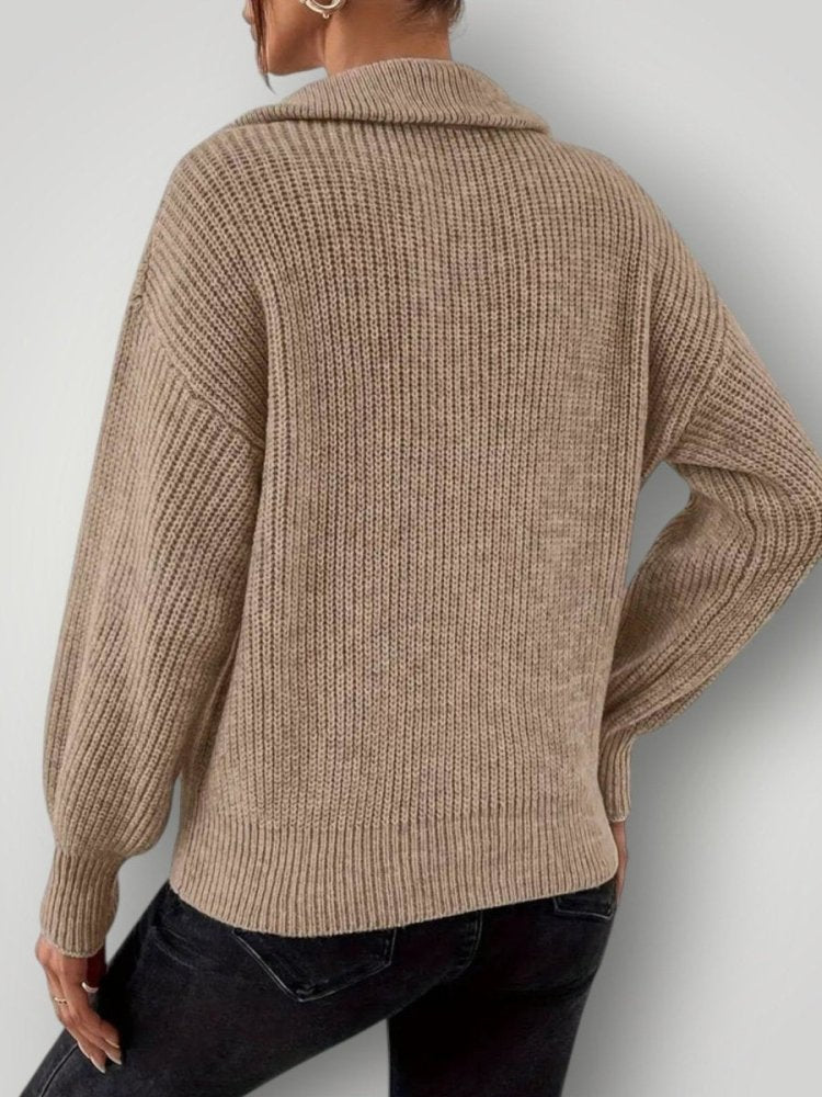 Pull Zippé Homme Élégant et Confortable 5