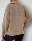 Pull Zippé Homme Élégant et Confortable 5