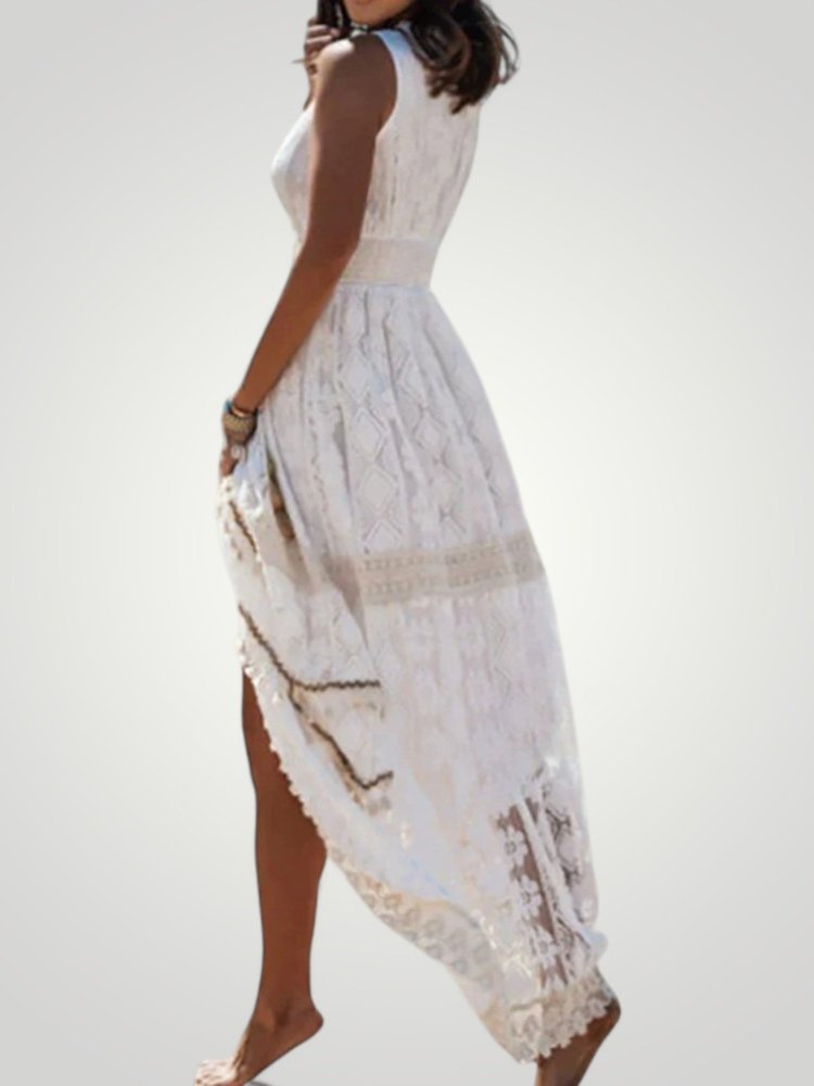 Robe d'Été Chic avec Manches Fleuries 5 - Mode Lumière