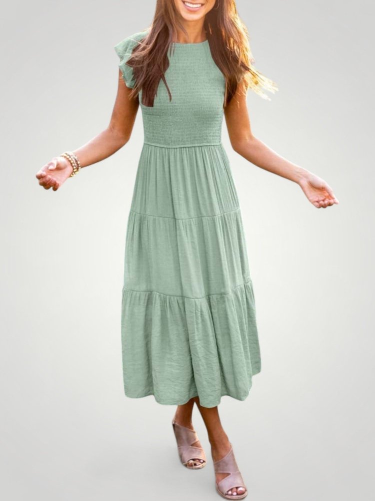 Robe d'Été Chic Plissée et Aérée 7 - Mode Lumière