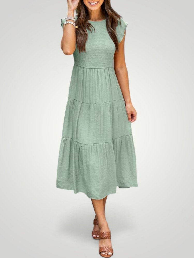 Robe d'Été Chic Plissée et Aérée 8 - Mode Lumière
