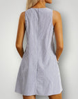 Robe d'Été Femme Chic à Rayures Élégantes 1