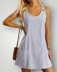 Robe d'Été Femme Chic à Rayures Élégantes 2