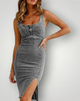 Robe en Jean Femme Longue Confortable 4