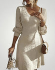 Robe Femme Mini Col V Élégante et Confortable 1 - Mode Lumière