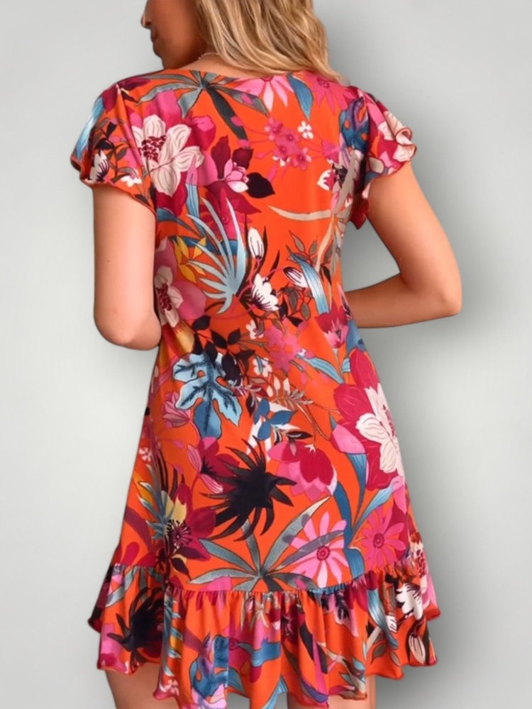 Robe Fleurie Élégante et Confortable 2