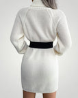 Robe Gown Col Roulé Élégante et Confortable 6 - Mode Lumière