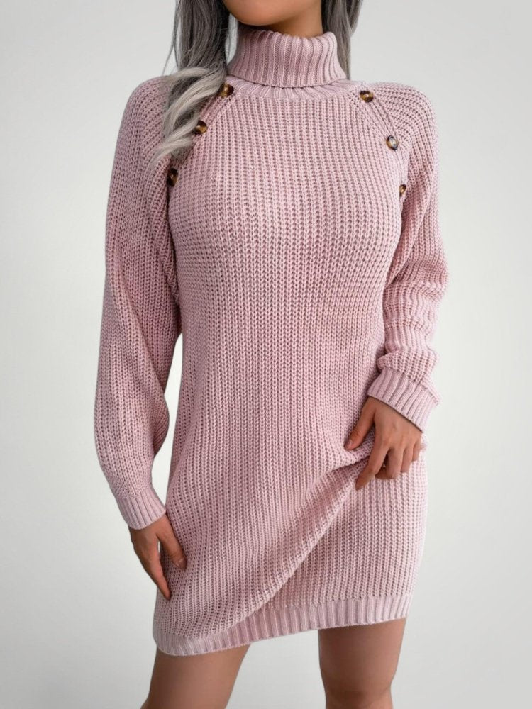 Robe Gown Col Roulé Élégante et Confortable 7 - Mode Lumière