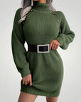 Robe Gown Col Roulé Élégante et Confortable 2 - Mode Lumière