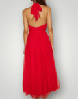 Robe Longue Femme Décontractée au Col Halter 3