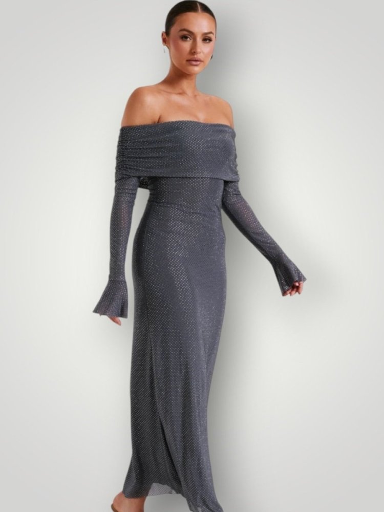 Robe Longue Femme Éblouissante et Chic 8