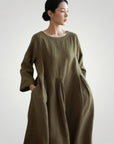 Robe Longue Femme Élégante avec Poches Pratiques 5 - Mode Lumière