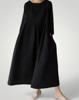Robe Longue Femme Élégante avec Poches Pratiques 7 - Mode Lumière