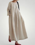 Robe Longue Femme Élégante avec Poches Pratiques 1 - Mode Lumière