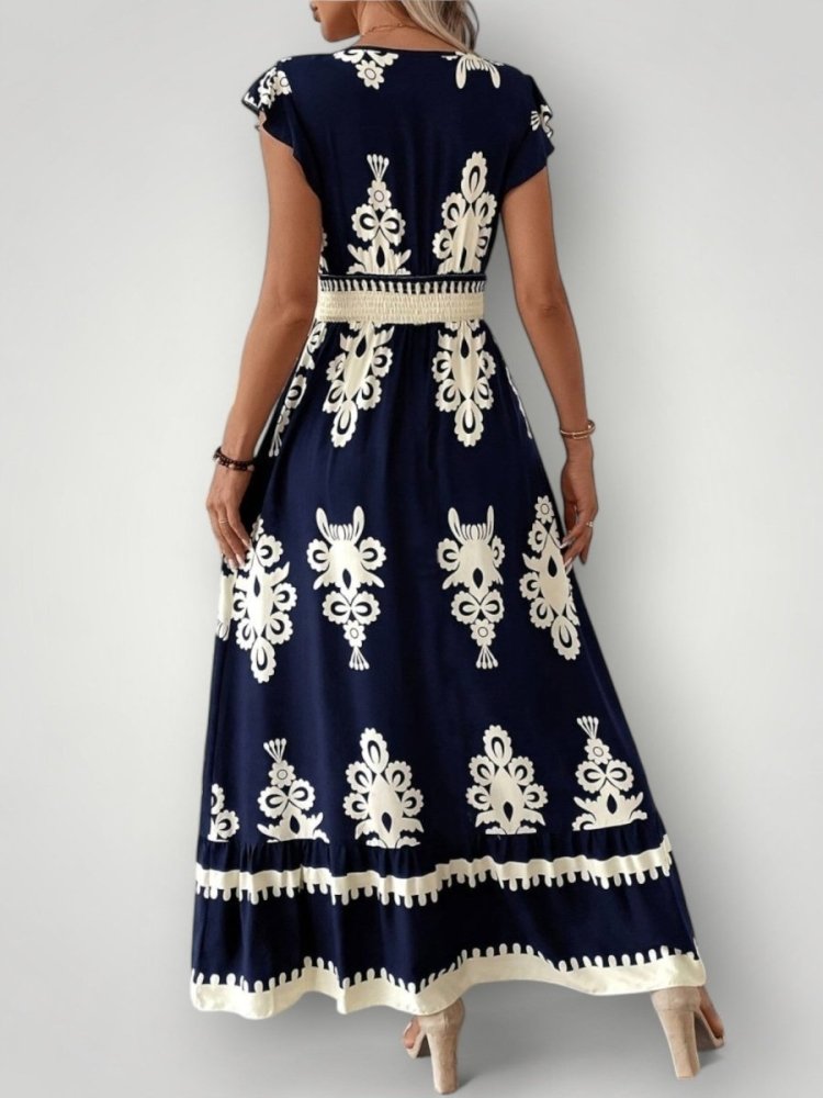 Robe Longue Femme Fleurie Élégante et Confortable 6