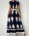 Robe Longue Femme Fleurie Élégante et Confortable 6