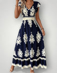 Robe Longue Femme Fleurie Élégante et Confortable 3