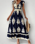 Robe Longue Femme Fleurie Élégante et Confortable 5