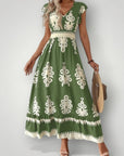 Robe Longue Femme Fleurie Élégante et Confortable 8