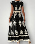 Robe Longue Femme Fleurie Élégante et Confortable 2