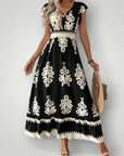 Robe Longue Femme Fleurie Élégante et Confortable 1