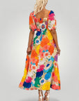 Robe Longue Fleurie Chic Confortable 2