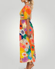 Robe Longue Fleurie Chic Confortable 1