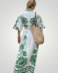 Robe Longue Fleurie Élégante d'Été 3 - Mode Lumière