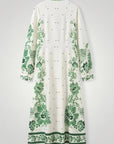 Robe Longue Fleurie Élégante d'Été 4 - Mode Lumière