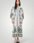 Robe Longue Fleurie Élégante d'Été 2 - Mode Lumière