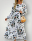 Robe Maxi Fleurie Élégante 0