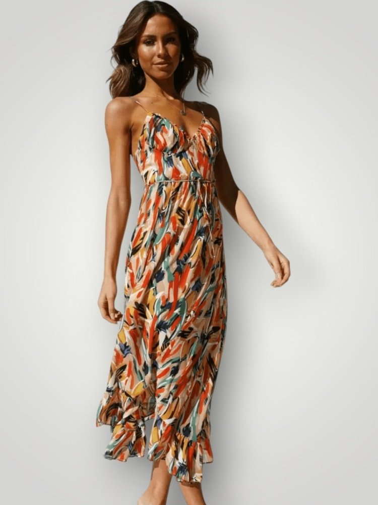 Robe Midi Femme Élégante et Confortable 9