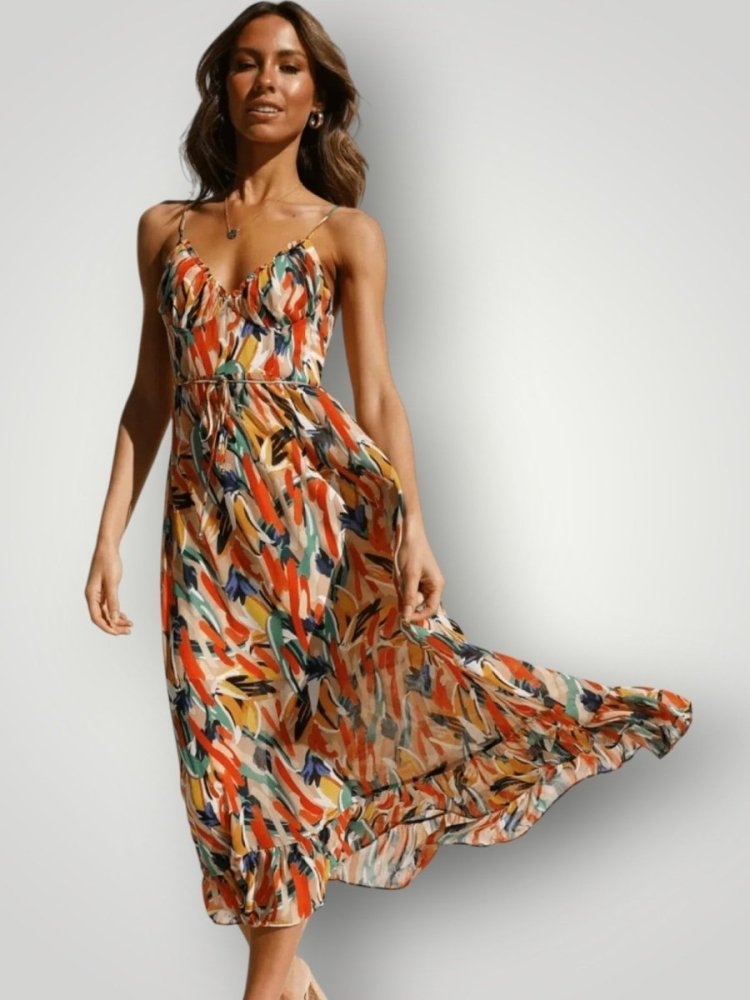 Robe Midi Femme Élégante et Confortable 7