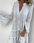 Robe Midi Femme Géométrique Élégante 6
