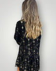 Robe Midi Femme Géométrique Élégante 4