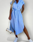 Robe Rayée Élégante et Confortable 1