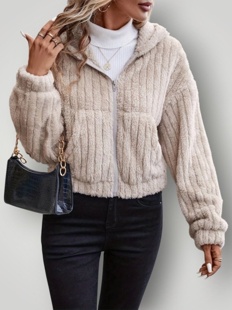 Veste Femme Hiver Confortable à Capuche 0
