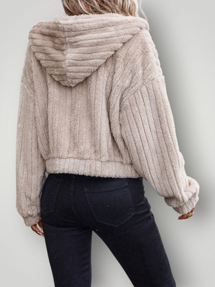 Veste Femme Hiver Confortable à Capuche 5