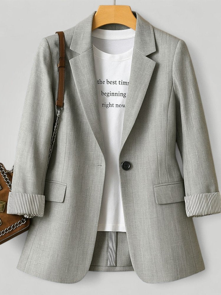 Blazer Décontracté Élégant pour Femme 3 - Mode Lumière