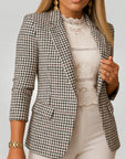 Blazer Élégant au Col Châle Distinctif 1 - Mode Lumière