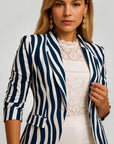 Blazer Élégant au Col Châle Distinctif 3 - Mode Lumière