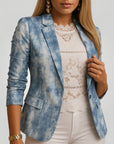 Blazer Élégant au Col Châle Distinctif 4 - Mode Lumière