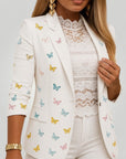 Blazer Élégant au Col Châle Distinctif 5 - Mode Lumière