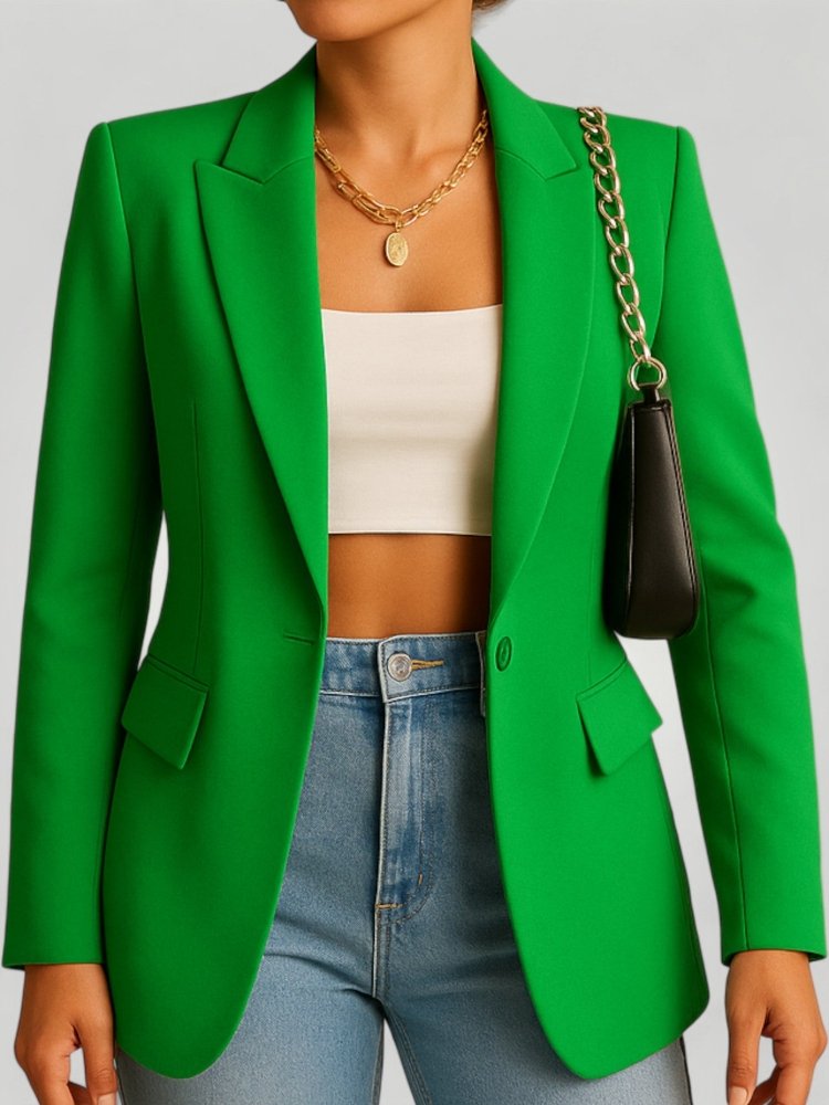 Blazer Femme Ajusté Élégant au Style Intemporel 1 - Mode Lumière