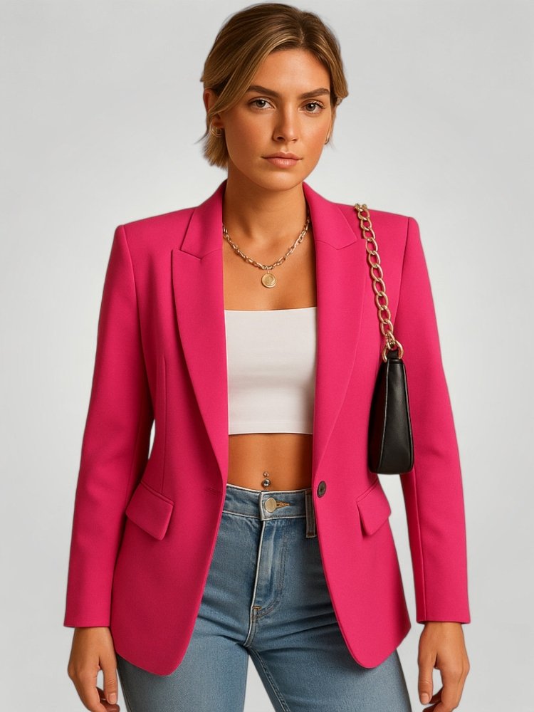 Blazer Femme Ajusté Élégant au Style Intemporel 2 - Mode Lumière