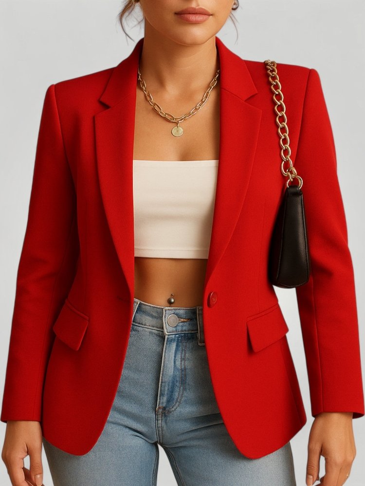 Blazer Femme Ajusté Élégant au Style Intemporel 4 - Mode Lumière
