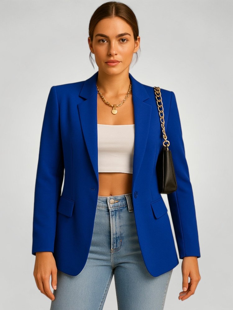 Blazer Femme Ajusté Élégant au Style Intemporel 5 - Mode Lumière